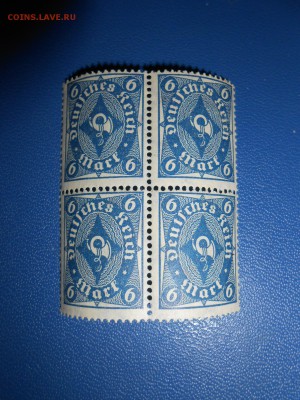 Марки Deutsches Reich. Квартблок. Негашеные, клей. Лот 3 - DSCN5640.JPG