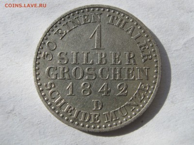 ПРУССИЯ 1 сильвергрошен 1842 D. ХОРОШИЙ. Оценка. - 011.JPG