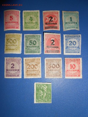 Марки Deutsches Reich. Чистые. 13 штук без повторов - DSCN5646.JPG