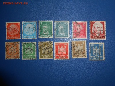 Марки Deutsches Reich. 12 штук без повторов - DSCN5652.JPG