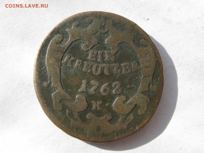 АВСТРИЯ 1 крейцер 1762 К. МЕДЬ. - 057.JPG