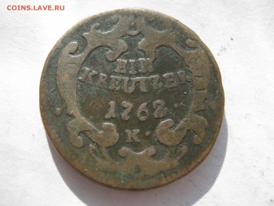 АВСТРИЯ 1 крейцер 1762 К. МЕДЬ. - 056.JPG