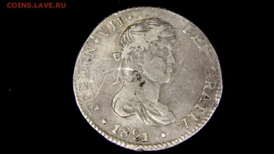 8 реалов. Испания 1821г. Ag. - DSC00613.JPG