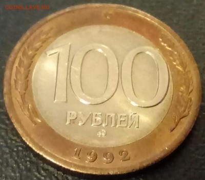 БЕЗ ОБРАЩЕНИЯ 100 рублей ммд 1992 года - IMG_20150221_151436
