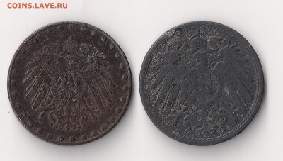 10 пфеннигов 1917 - 10-орел