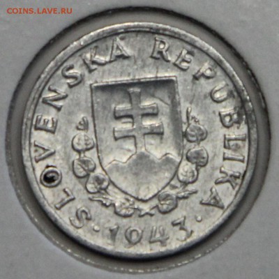 20 хеллеров 1943 Словакия ОККУПАЦИЯ до 25.02 - IMG_3111.JPG