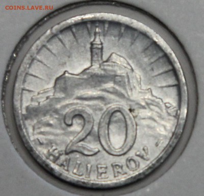 20 хеллеров 1943 Словакия ОККУПАЦИЯ до 25.02 - IMG_3110.JPG