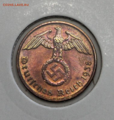 2 пфеннинга 1938 D III РЕЙХ до 25.02 - IMG_3125.JPG