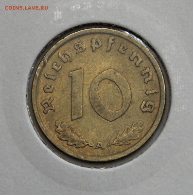 10 пфенингов 1938 А III РЕЙХ хорошие до 25.02 - IMG_3138.JPG