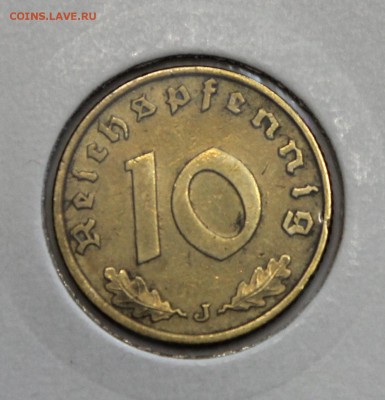 10 пфенингов 1938 J III РЕЙХ хорошие до 25.02 - IMG_3141.JPG