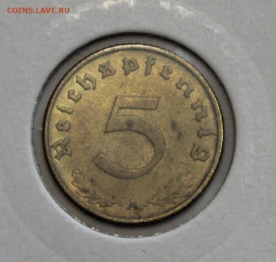 5 пфенингов 1937 А III РЕЙХ хорошие до 25.02 - IMG_3145.JPG