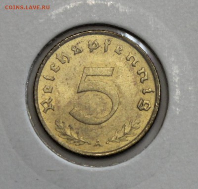 5 пфенингов 1938 А III РЕЙХ хорошие до 25.02 - IMG_3149.JPG