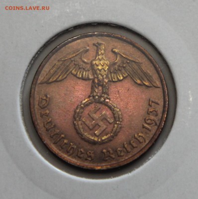 2 пфеннинга 1937 А III РЕЙХ до 25.02 - IMG_3163.JPG