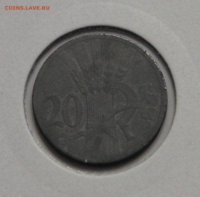 20 хеллеров Чехия БОГЕМИЯ И МОРАВИЯ оккупация до 25.02 - IMG_3184.JPG