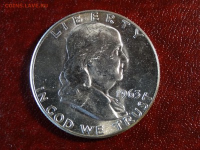 США халф $0,5 Франклин 1963 UNC до 26.01 22:00 МСК (Ag900) - DSC05662.JPG