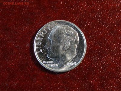 США дайм $0,1 Рузвельт 1964 UNC до 26.01 22:00 МСК (Ag900) - DSC05666.JPG