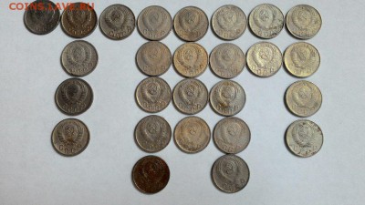 ЛОТ УСТАВШИХ 15 КОПЕЕК С 1936-1957 до 22.02.2015 - 2