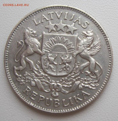 ЛАТВИЯ, 2 лата, 1925, серебро; до 26.02.2015, 22-00 МСК - 2лата1925-2