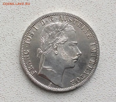 1 флорин 1861 г. Австро-Венгрия до 25.02.2015 22:00 - image