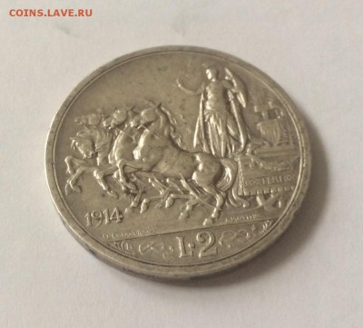2 лиры 1914 г. Италия до 25.02.2015 22:00 - image