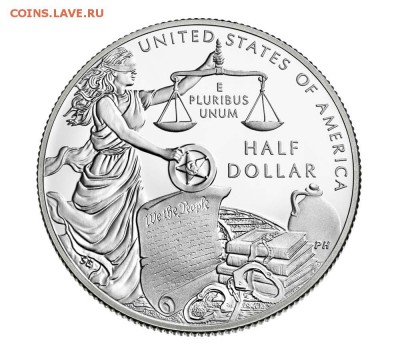 50 центов США 2015. Proof. Фикс. До 22-00 23.фев.2015 - U.S. Marshals 2015 Proof Clad Half-Dollar_2