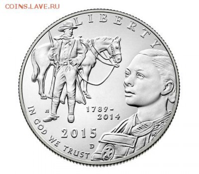 50 центов США 2015. Uncirculated. Фикс. До 22-00 23.фев.2015 - U.S. Marshals 2015 Uncirculated Clad Half-Dollar_1