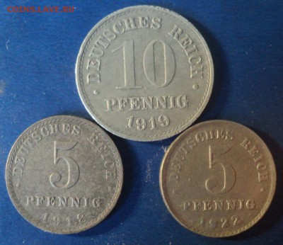 10пфеннингов 1919г. и 5пф. 1918,22г. До 28.02.15г. 22-00Мск - DSC04245.JPG