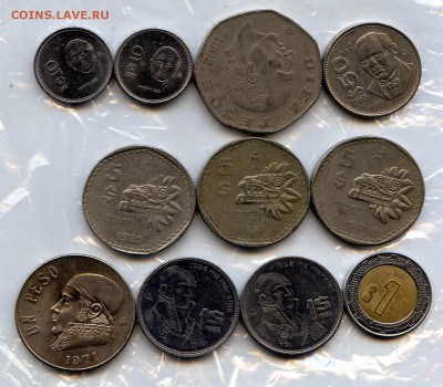 Монеты Мексики. ФИКС!!! ВСЁ ПО 20 РУБЛЕЙ!!! - CoinsWorldSUperCollection205