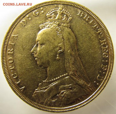 Британия Соверен 1891. Золото. - 4080741