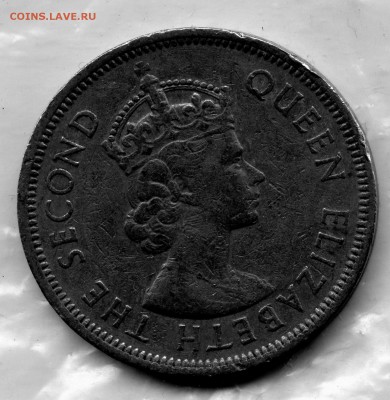 Гонконг 1960г. 1 доллар. до 01.03. в 21.30 СТАРТ с 8 РУБЛЕЙ! - CoinsWorldSUperCollection209