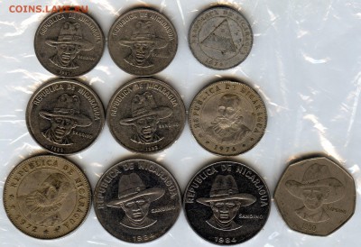 Монеты НИКАРАГУА. ФИКС!!! ВСЁ ПО 20 РУБЛЕЙ!!! - CoinsWorldSUperCollection222