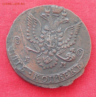5 Копеек 1781 Г Е2 отл. состояние ЕМ - DSCN0431.JPG