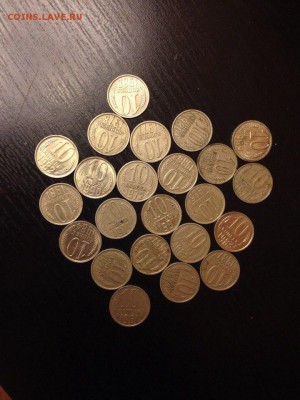 10 копеек разные года 23 шт.  25.02.15 - oraNdicKpUA