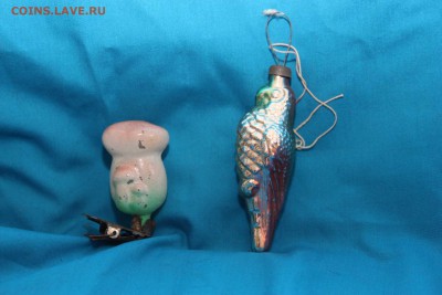 Елочные игрушки 50х годов - Попуг1