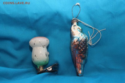 Елочные игрушки 50х годов - Попуг2