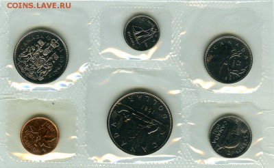 Предпродажная оценка наборов монет Канады - UY379-381005