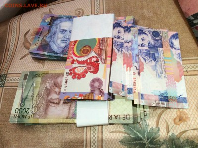 Тестовые боны Леонардо да Винчи De la Rue - image