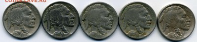 США 5 центов 1913 ; 15 ; 16 ; 17 ; 23. - img539