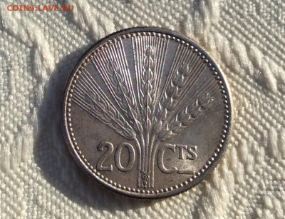 20 сентесимо 1954 г. Уругвай до 28.02.2015 22:00 - image