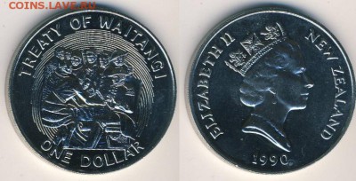 1 доллар 1990150 лет подписанию Договора Вайтанги - c105880_a
