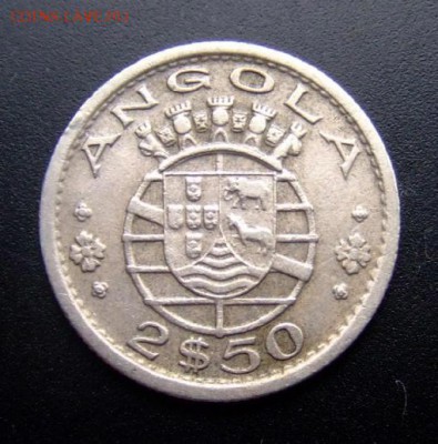 4 - Португ. Ангола 2,5 эскудо (1956) №1-1 Р