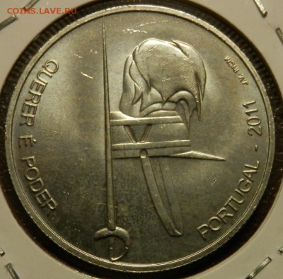Португалия *2.5 евро 2011 года* "100 лет воен. академии" - P1050439.JPG
