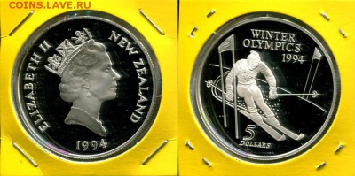 Новая Зеландия (юбилейка, тема-каталог) - NZ-5$-1994