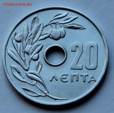 Греция 20 лепта 1966. СТАРТ - 1 РУБЛЬ! - 6