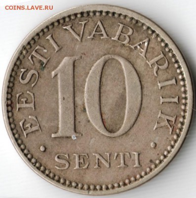 10 центов 1931 г. Эстония до 04.03.15г. в 22.00 - Scan-150221-0027