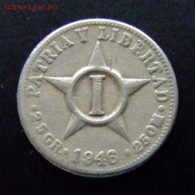 4 - Куба 1 сентаво (1946) медь-ник. Р