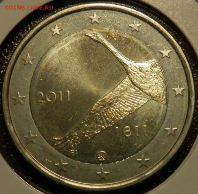 Финляндия 2 евро 2011 года "200 лет Банку Финляндии" - P1050467.JPG