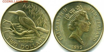 2 доллара 1993Священная альциона - 542a83637084b