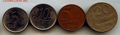 Монеты Бразилии. ФАКС!!! ВСЁ за 40 РУБЛЕЙ!!! - CoinsWorldSUperCollection233