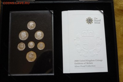 Великобритания набор 2008 г. серебро - 100